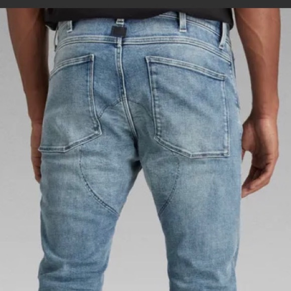 G STAR RAW 5620 3D ZIP KNEE SKINNY JEANS - Picture 3 of 10